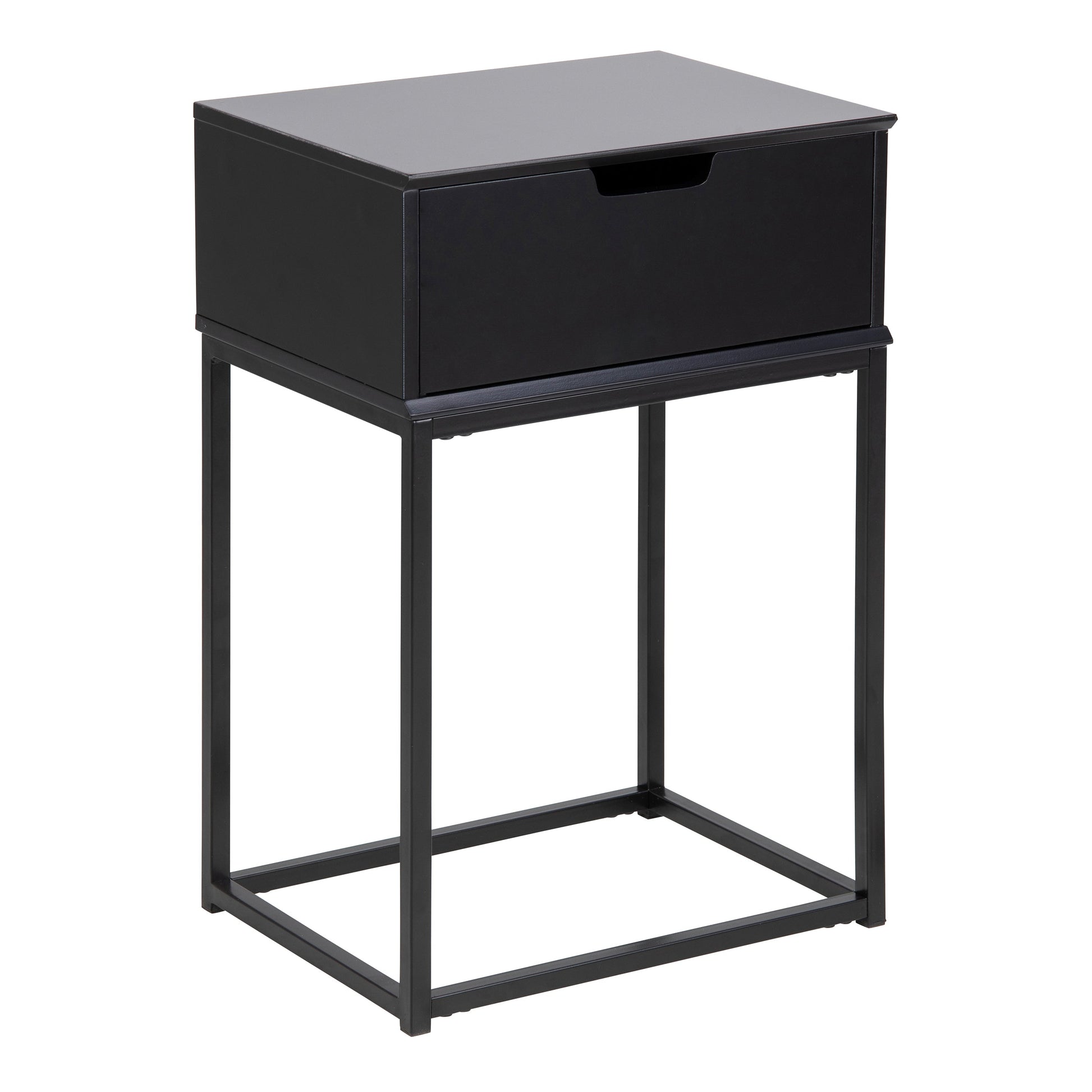 Cote | Furniture Mitra Bedside Table - 1 Drawer - Black Mitra, Bedside Tables 90A0000086245