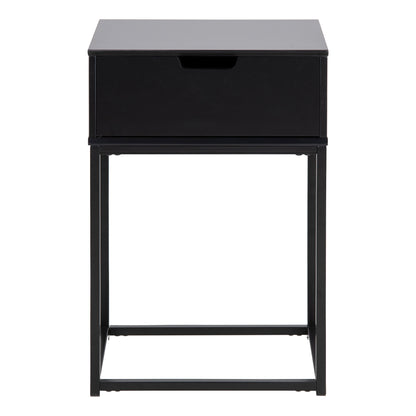 Cote | Furniture Mitra Bedside Table - 1 Drawer - Black Mitra, Bedside Tables 90A0000086245