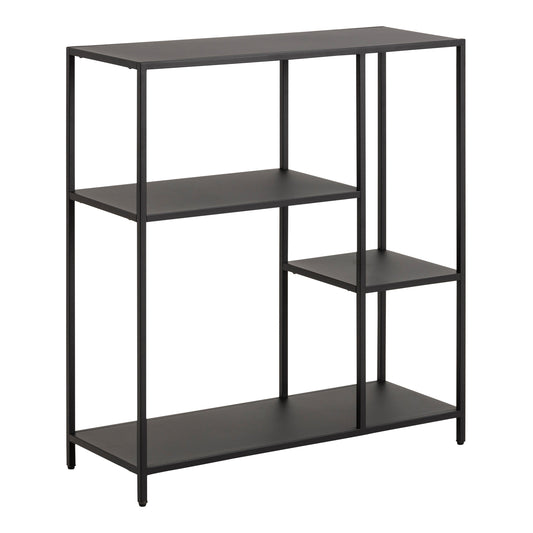 Cote | Furniture Newcastle Bookcase Asymmetrical, 3 Shelves - Black Newcastle, Bookcases 90A0000087555