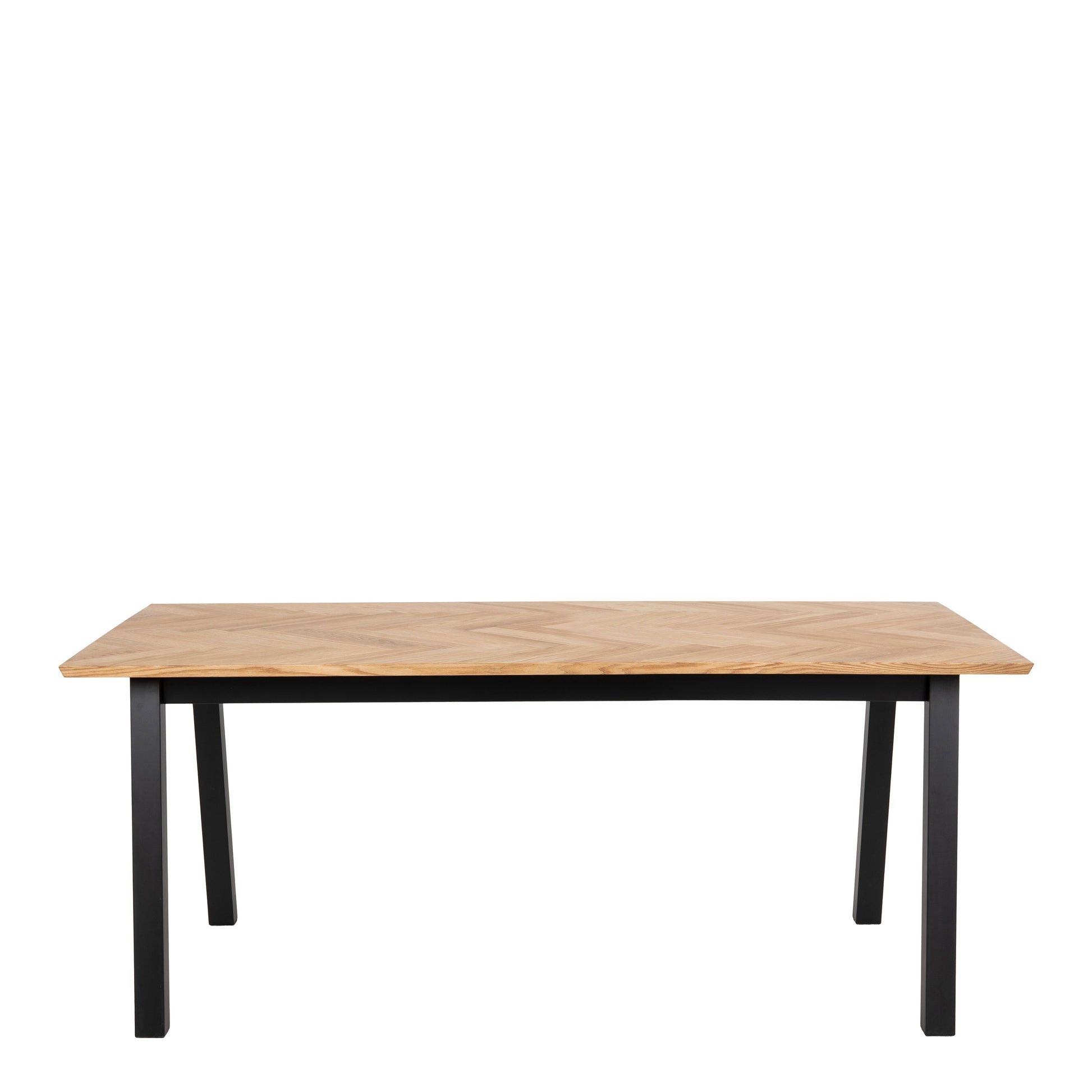 Cote | Furniture Brighton 4-6 Seater Dining Table in Oak with Herringbone Effect Brighton, Dining Tables 90A0000087594