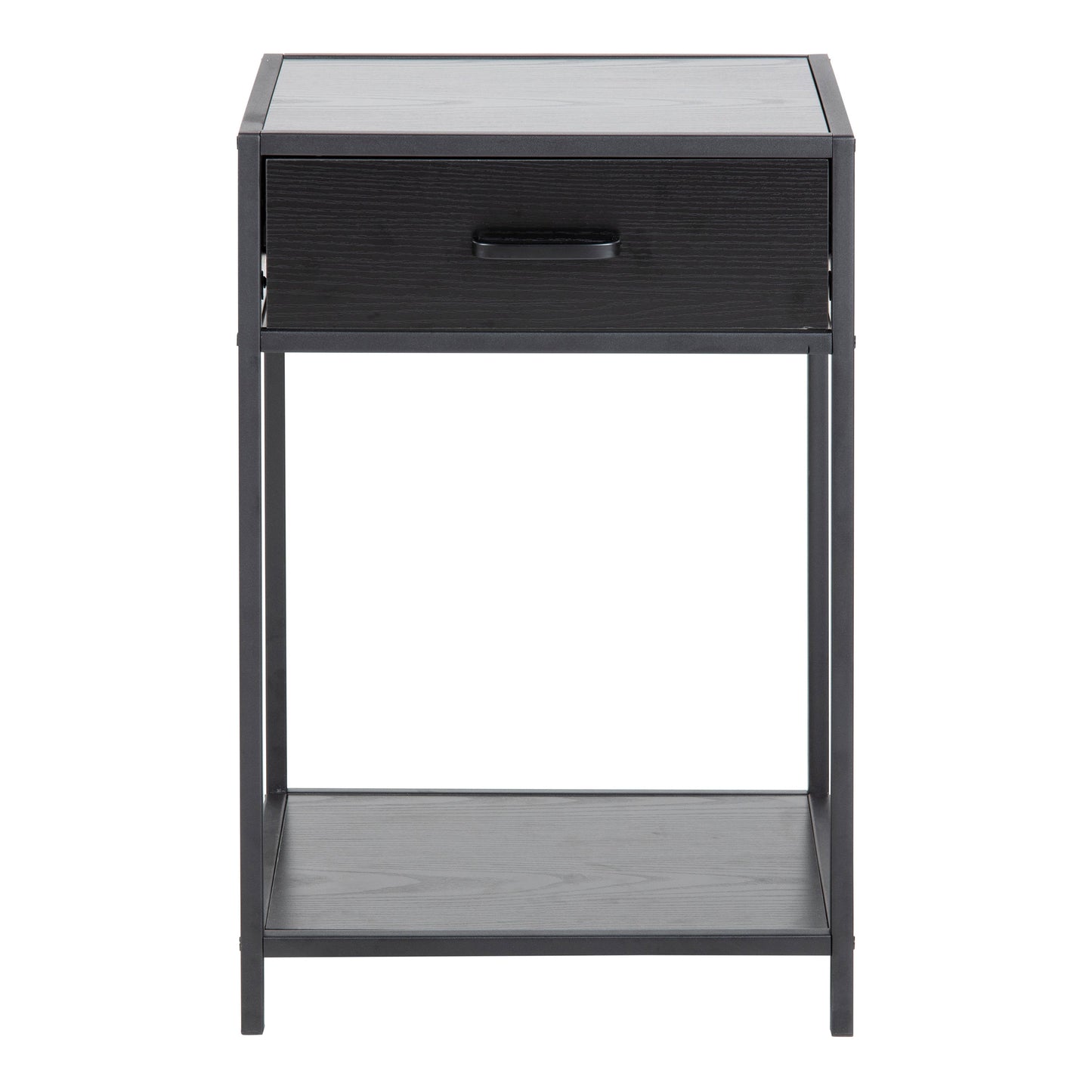 Cote | Furniture Seaford Bedside Table, 1 Drawer - Black Seaford, Bedside Tables 90A0000087997