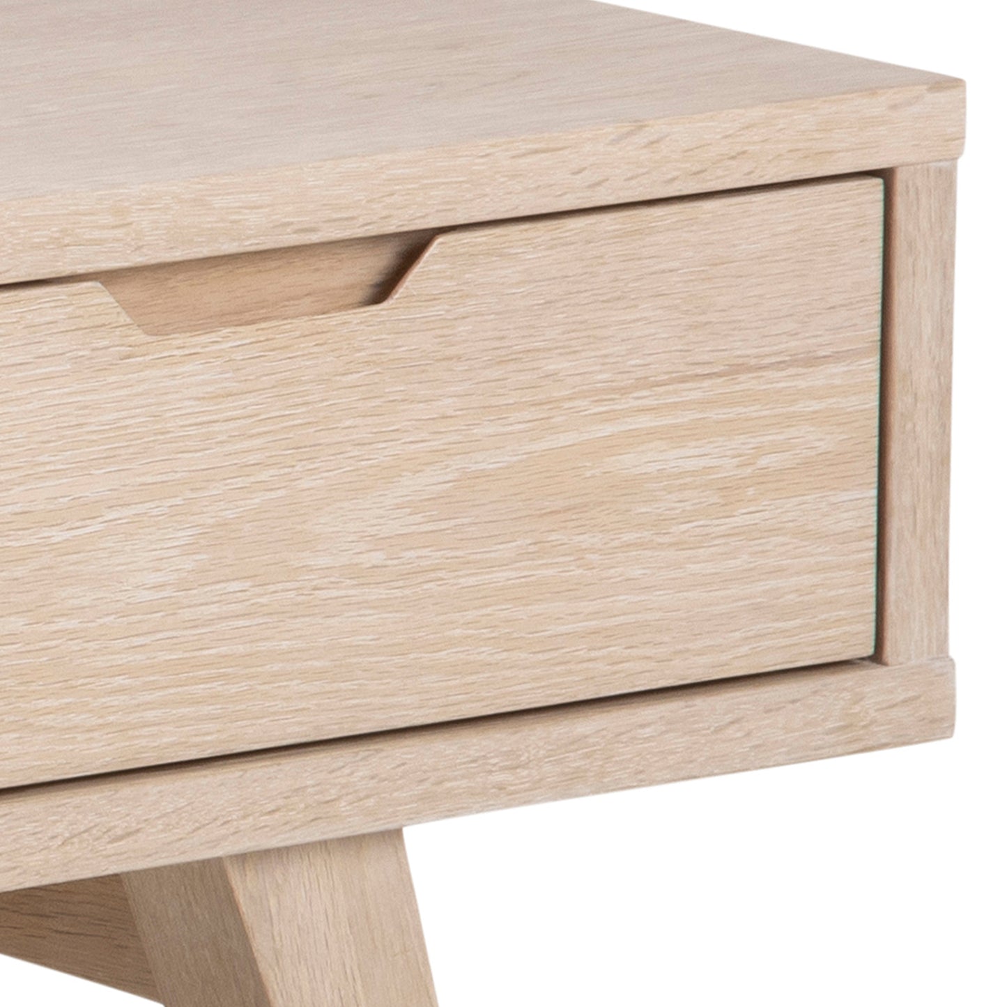 Cote | Furniture A-Line TV Unit 2 Drawer - White Oak A-Line, TV Stands 90A0000088322