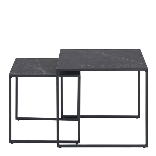 Cote | Furniture Infinity Nest of Tables - Black (Set of 2) Infinity, Nest of Tables 90A0000088559