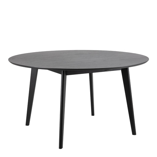 Cote | Furniture Roxby 4 Seater Dining Table, Round (140x76cm) - Black  Roxby, Dining Tables 90A0000088983