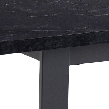 Cote | Furniture Amble Dining Table with Black Marble Top - Black Legs Amble, Dining Tables 90A0000089381