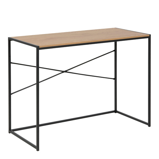 Cote | Furniture Seaford Desk - Black & Oak Seaford, Dressing Tables & Desks 90A0000089481