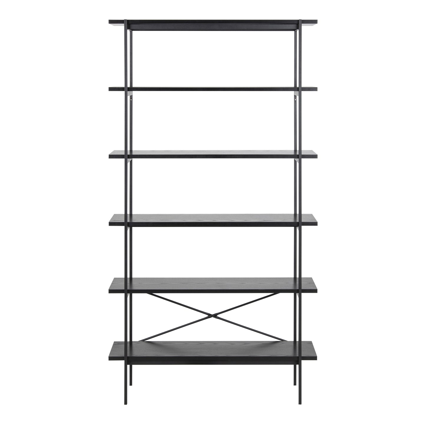 Cote | Furniture Angus Bookcase with 5 Shelves - Black Angus, Bookcases 90A0000090081