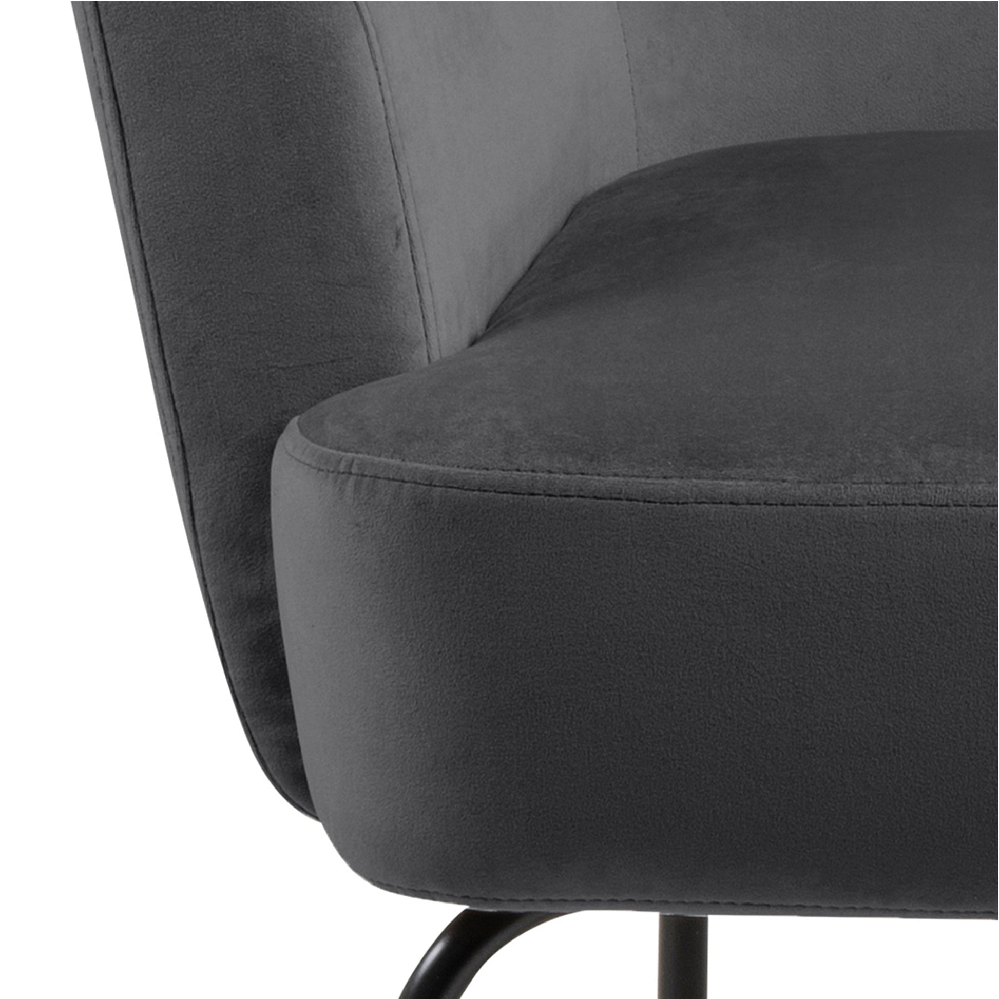 Cote | Furniture Melissa Lounge Chair - Dark Grey Melissa, Accent Chairs & Armchairs 90A0000090653