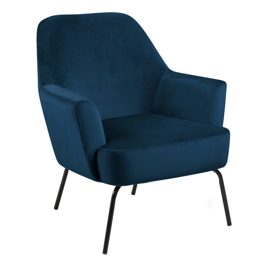 Cote Furniture |  Melissa Lounge Chair - Navy Blue Melissa, Accent Chairs & Armchairs 90A0000090654