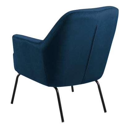 Cote | Furniture Melissa Lounge Chair - Navy Blue Melissa, Accent Chairs & Armchairs 90A0000090654