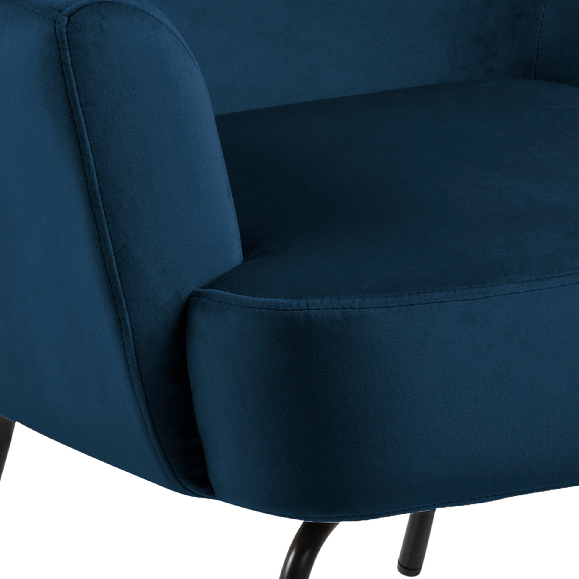 Cote | Furniture Melissa Lounge Chair - Navy Blue Melissa, Accent Chairs & Armchairs 90A0000090654