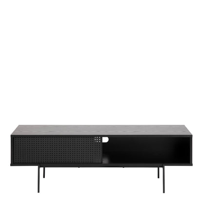 Cote | Furniture Angus TV Unit with 1 Sliding Door - Black Angus, TV Stands 90A0000090711