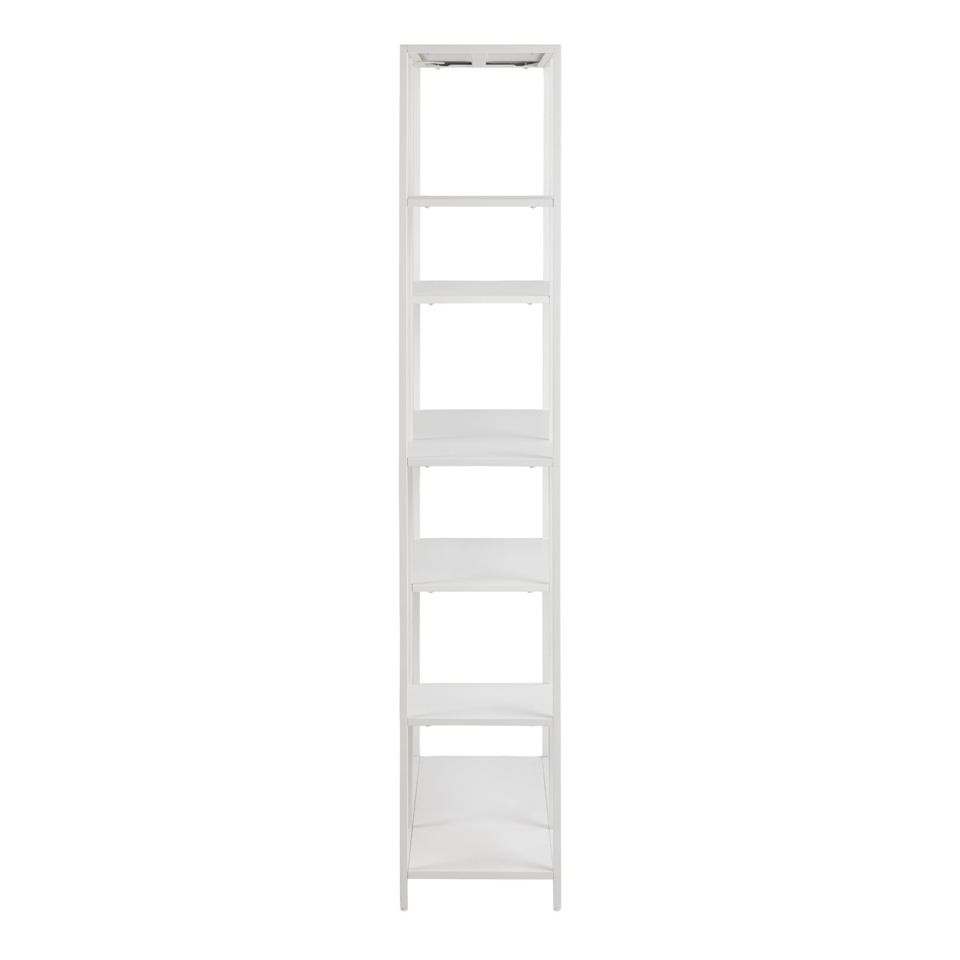 Cote | Furniture Newcastle Bookcase Asymmetrical, 6 Shelves - White Newcastle, Bookcases 90A0000090981