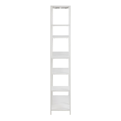 Cote | Furniture Newcastle Bookcase Asymmetrical, 6 Shelves - White Newcastle, Bookcases 90A0000090981