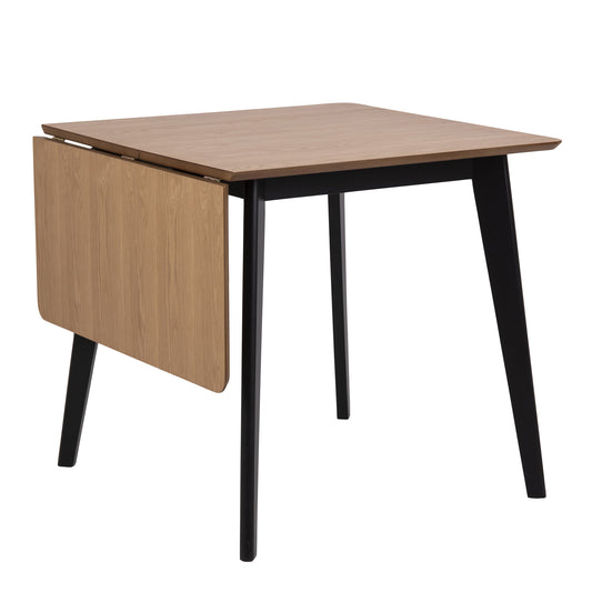 Cote | Furniture Roxby 2-4 Seater Extendable Dining Table (80-120cm) - Oak & Black Roxby, Dining Tables 90A0000091467