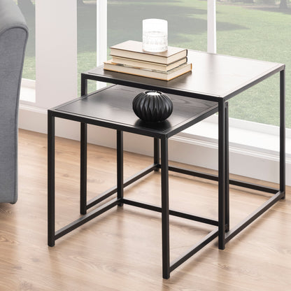 Cote | Furniture Seaford Nest of Tables - Ash Black Seaford, Nest of Tables 90A0000091851