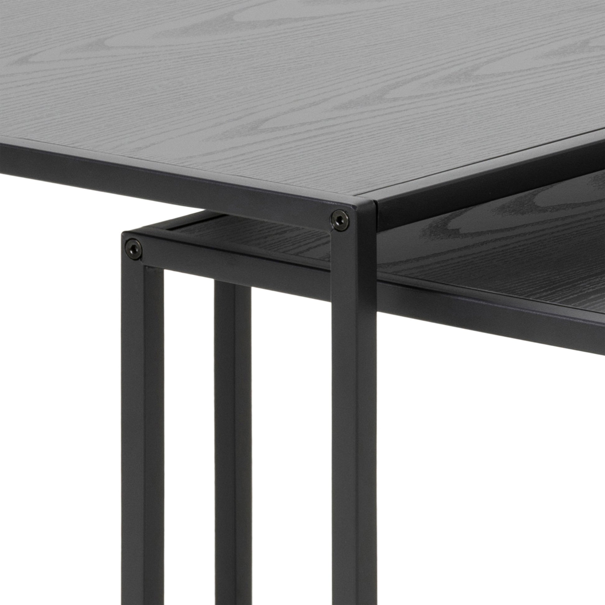 Cote | Furniture Seaford Nest of Tables - Ash Black Seaford, Nest of Tables 90A0000091851