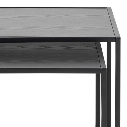 Cote | Furniture Seaford Nest of Tables - Ash Black Seaford, Nest of Tables 90A0000091851