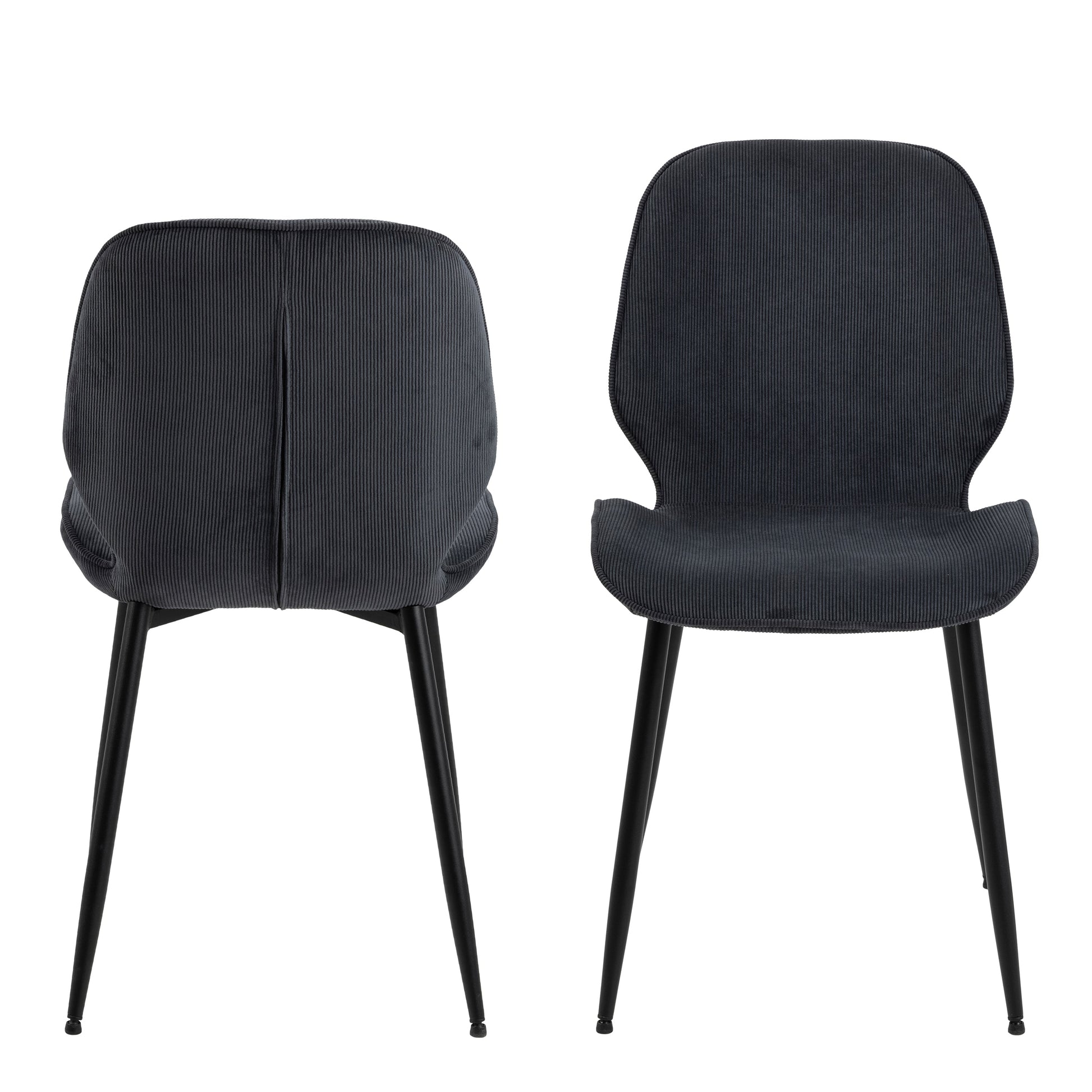 Cote | Furniture Femke Dining Chairs - Anthracite (Set of 4) Femke, Dining Chairs 90A0000092611