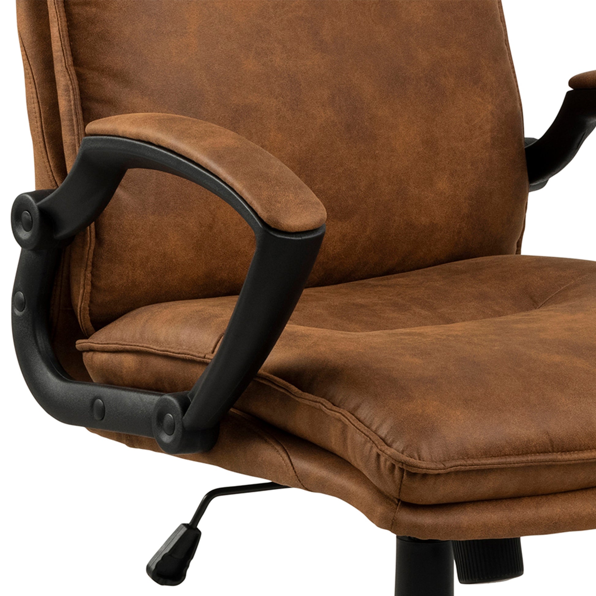 Cote | Furniture Brad Swivel Office/Desk Chair with Armrest - Brown Brad, Office Chairs 90A0000093563