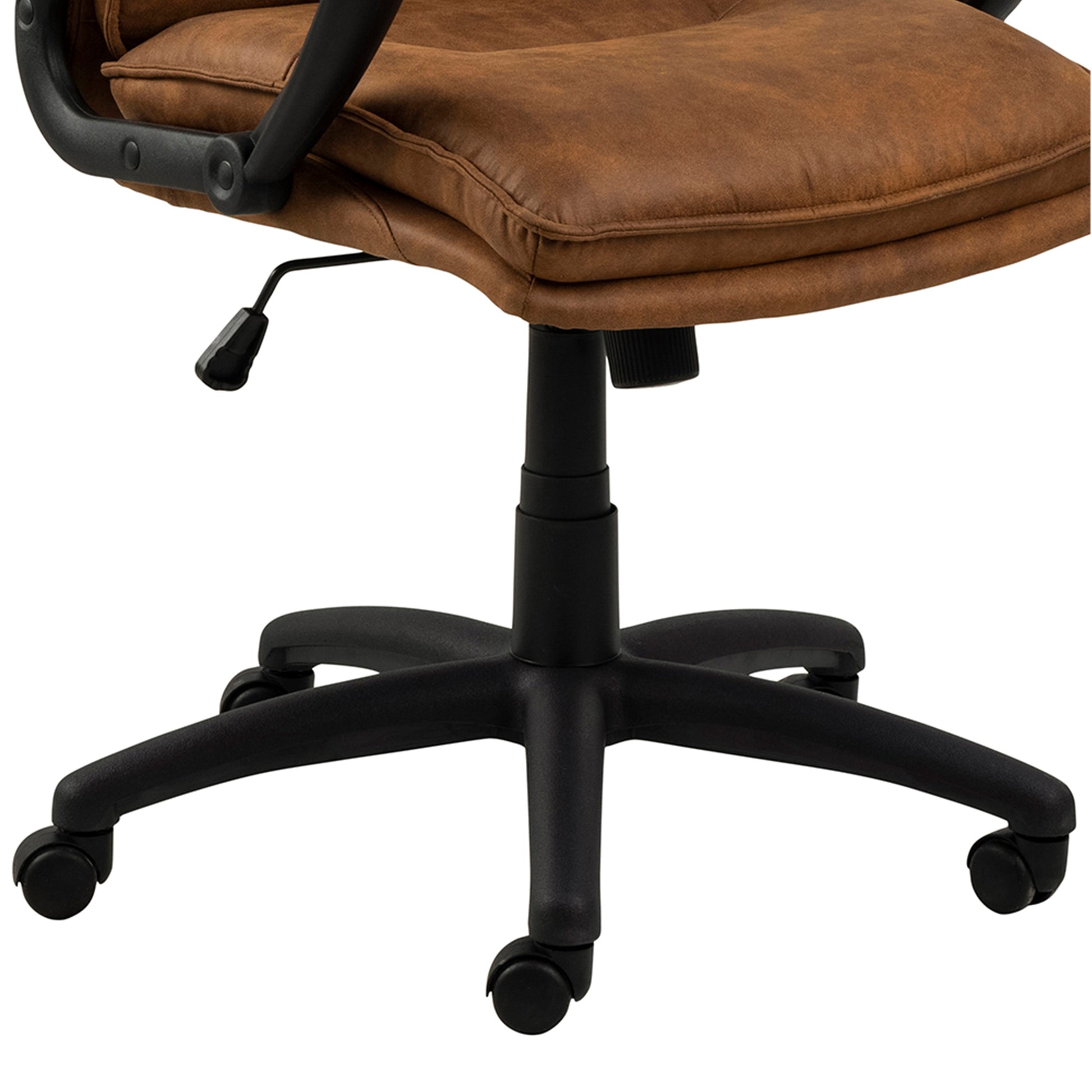 Cote | Furniture Brad Swivel Office/Desk Chair with Armrest - Brown Brad, Office Chairs 90A0000093563