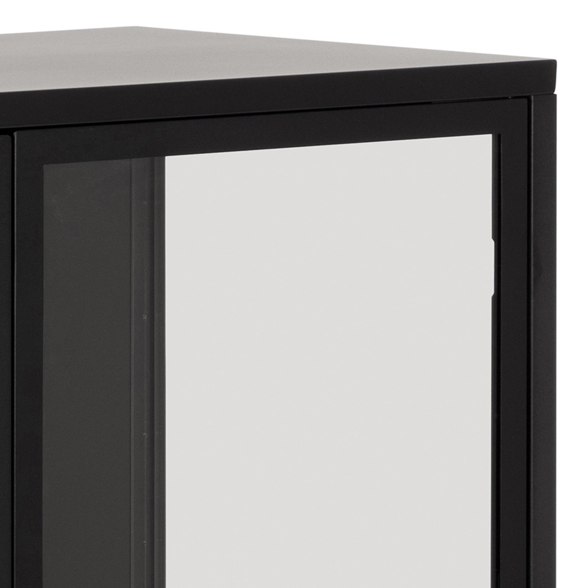 Cote | Furniture Newcastle Display Cabinet, Low 2 Door - Black Newcastle, Display Cabinets 90A0000093722