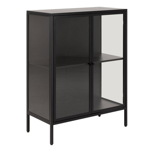 Cote | Furniture Newcastle Display Cabinet, Low 2 Door - Black Newcastle, Display Cabinets 90A0000093722