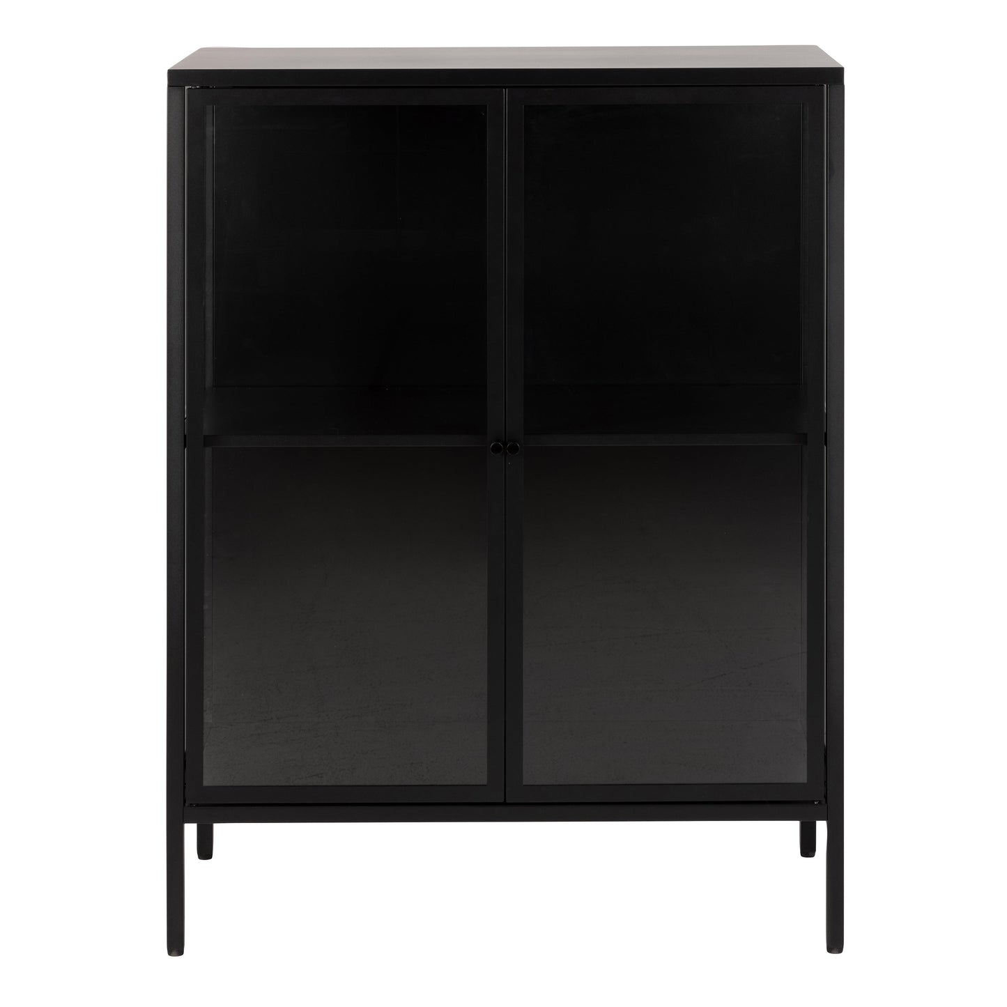 Cote | Furniture Newcastle Display Cabinet, Low 2 Door - Black Newcastle, Display Cabinets 90A0000093722