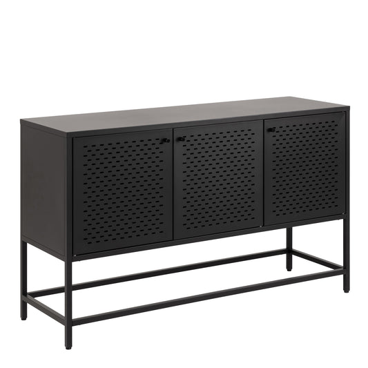 Cote | Furniture Newcastle Sideboard Raised, 3 Door - Black Newcastle, Sideboards 90A0000093723