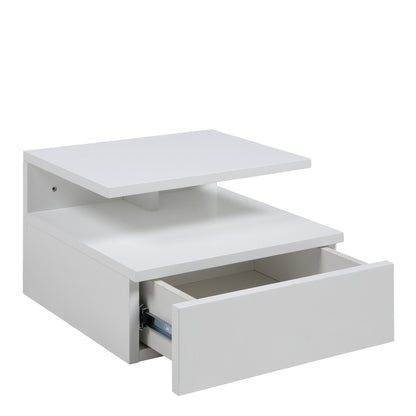 Cote | Furniture Ashlan Bedside Table 1 Drawer - White Ashlan, Bedside Tables 90A0000093761