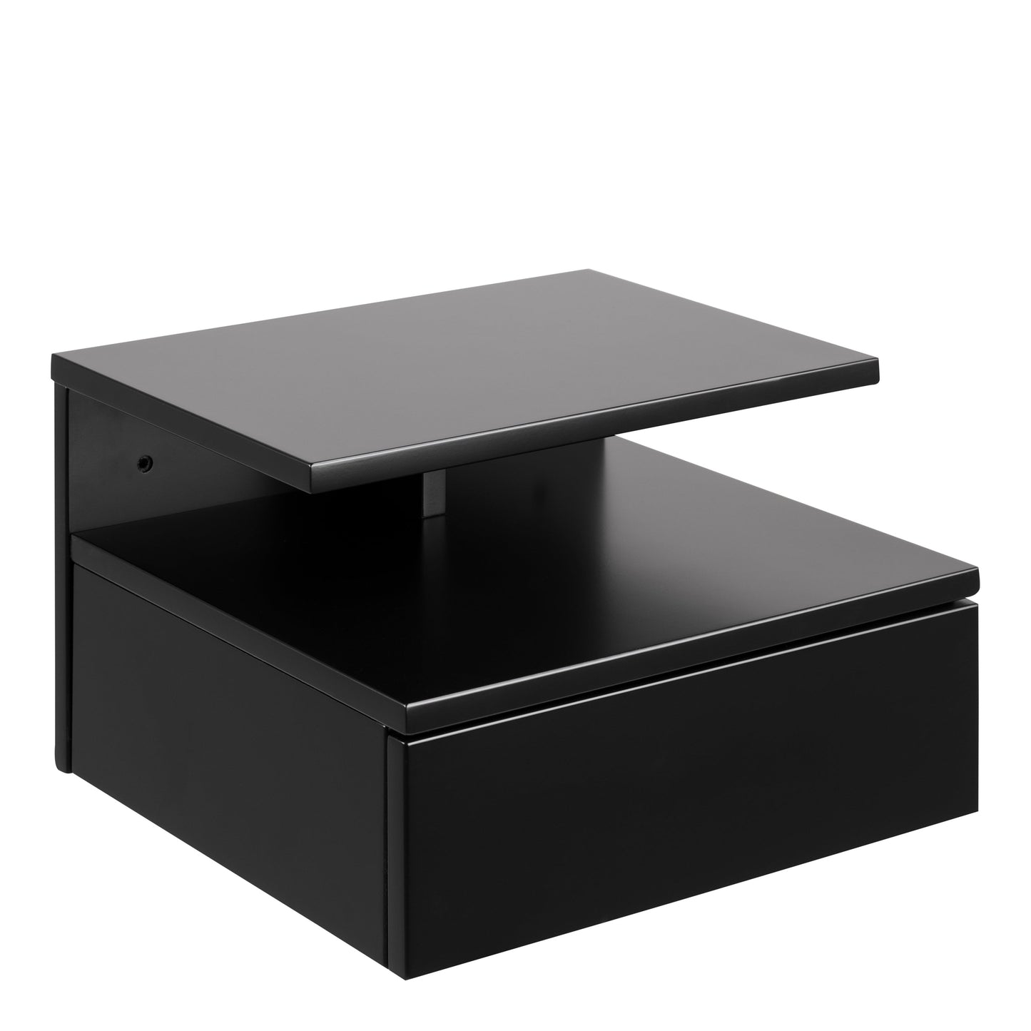 Cote | Furniture Ashlan Bedside Table 1 Drawer - Black Ashlan, Bedside Tables 90A0000093762