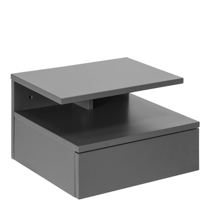 Cote | Furniture Ashlan Bedside Table 1 Drawer - Grey Ashlan, Bedside Tables 90A0000093763