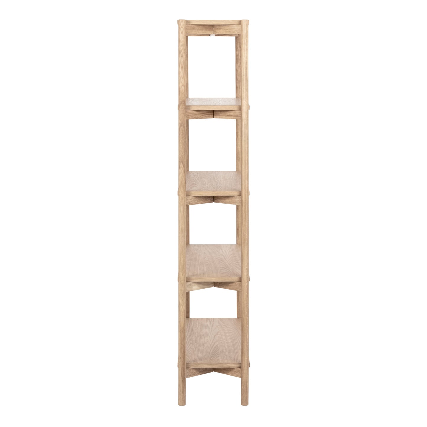 Cote | Furniture Braidwood Bookcase, Tall with 4 Shelves - White Braidwood, Bookcases 90A0000095370