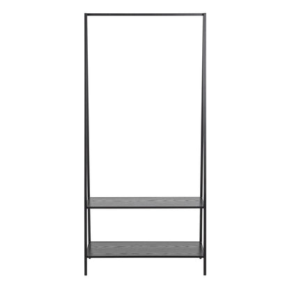 Cote | Furniture Seaford Clothes Rack, 2 Shelves -  Black Seaford, Coat Stands & Racks 90A0000095661