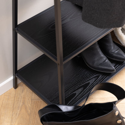 Cote | Furniture Seaford Clothes Rack, 2 Shelves -  Black Seaford, Coat Stands & Racks 90A0000095661