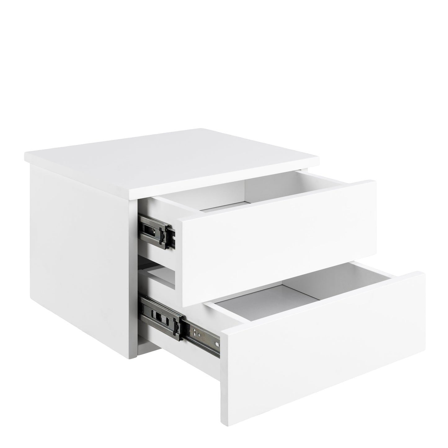 Cote | Furniture Avignon Bedside Table with 2 Drawer - White Avignon, Bedside Tables 90A0000095760