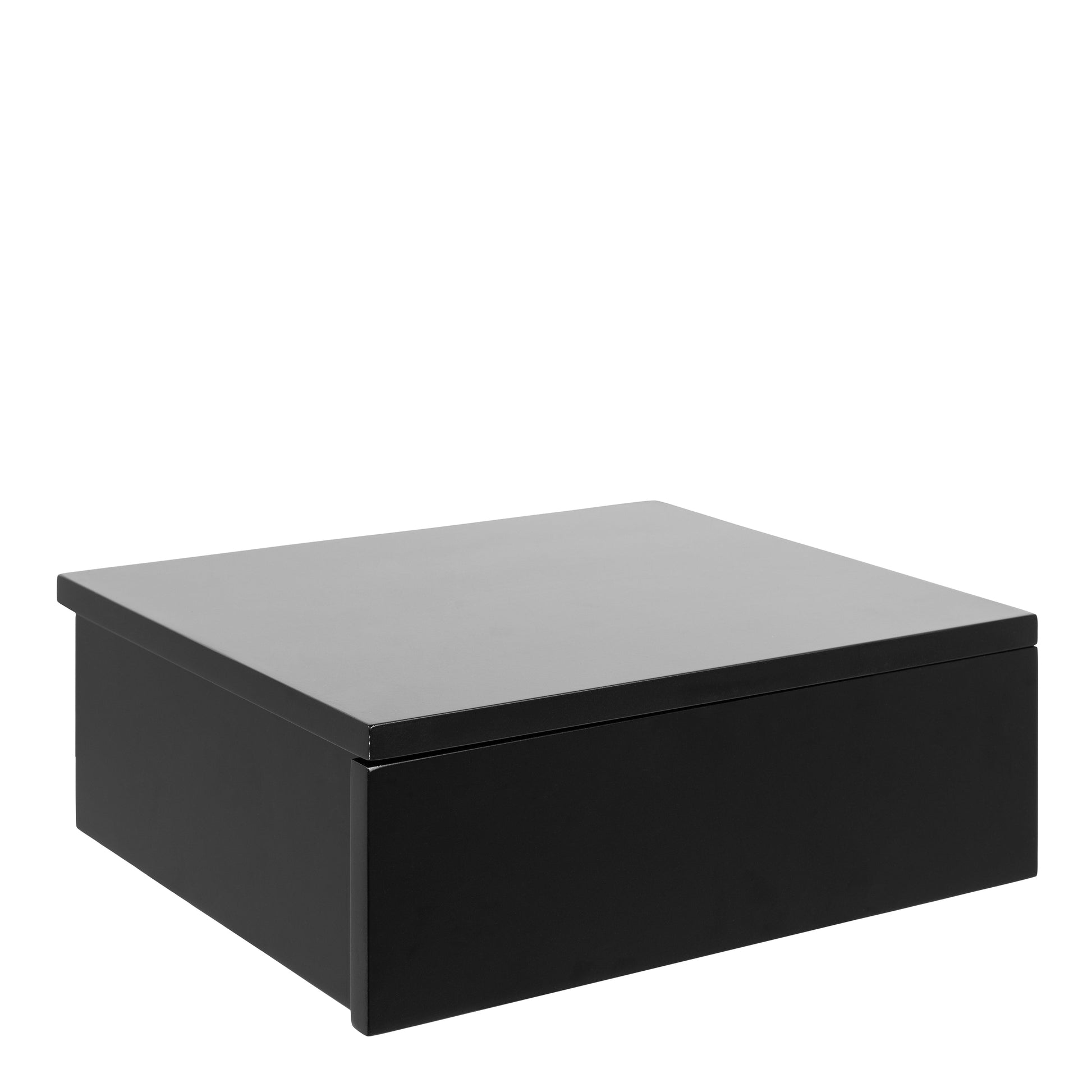 Cote | Furniture Avignon Bedside Table, Square with 1 Drawer - Black Avignon, Bedside Tables 90A0000095761