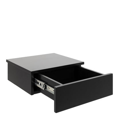 Cote | Furniture Avignon Bedside Table, Square with 1 Drawer - Black Avignon, Bedside Tables 90A0000095761