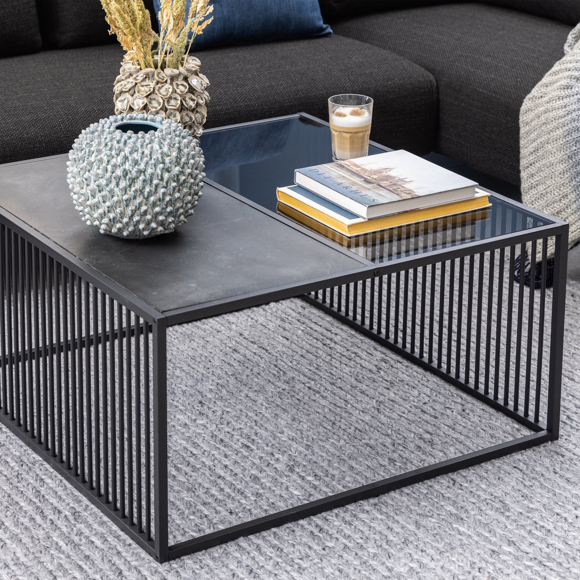 Cote | Furniture Strington Coffee Table, Square - Black Strington, Coffee Tables 90A0000096000