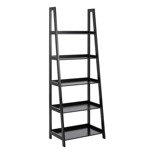 Cote | Furniture Wally Bookcase, 5 Shelves - Black Wally, Bookcases 90A0000096020