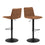 Kimmy Bar Stool - Brown (Set of 2)