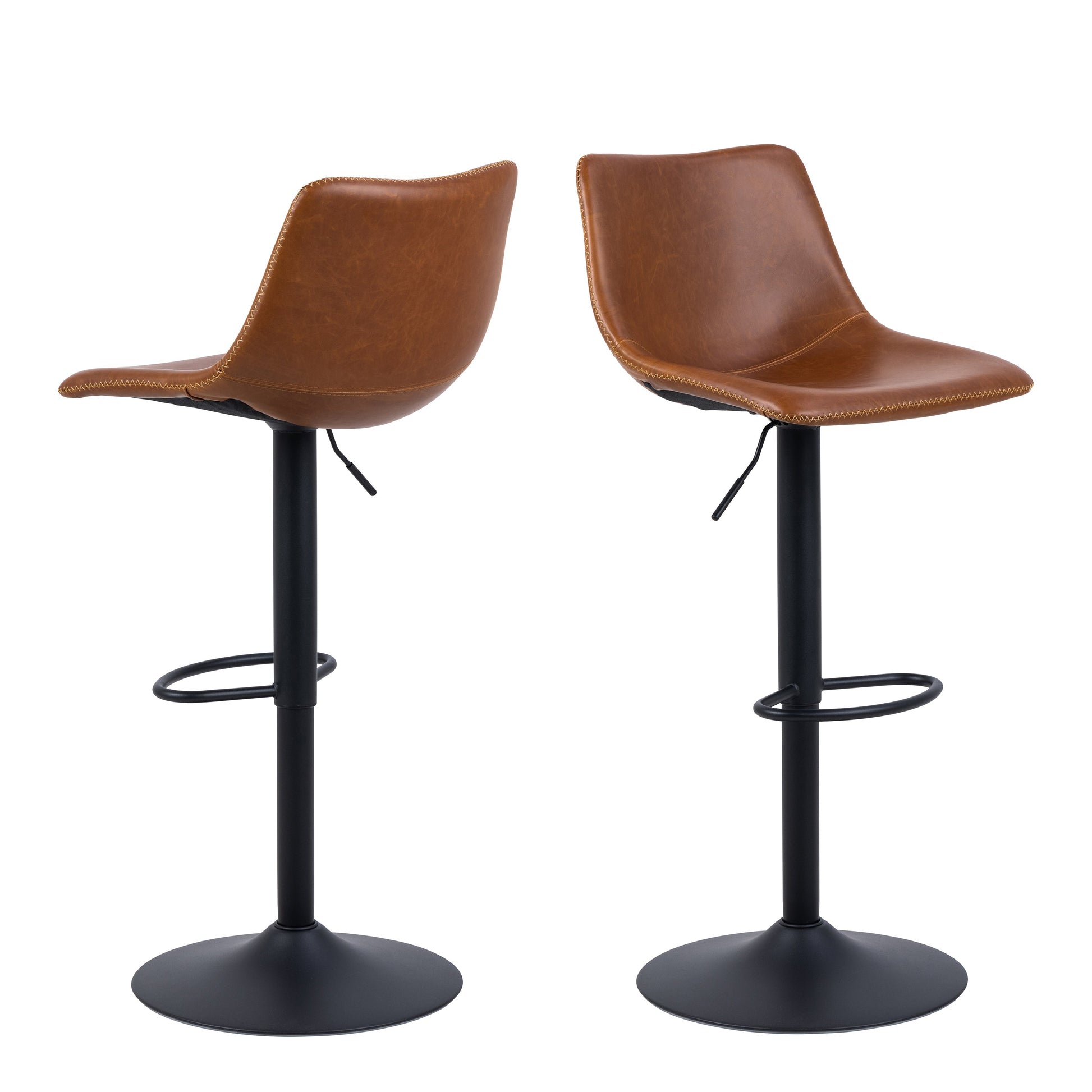 Cote | Furniture Oregon Bar Stool - Brown (1x Stool) I_Oregon, Bar Stools 90A0000096090