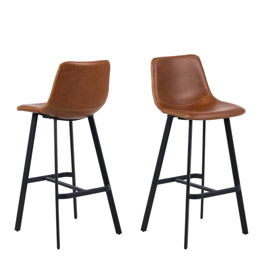 Cote Furniture |  Oregon Bar Chairs - Brown (Set of 2) I_Oregon, Bar Stools 90A0000096091