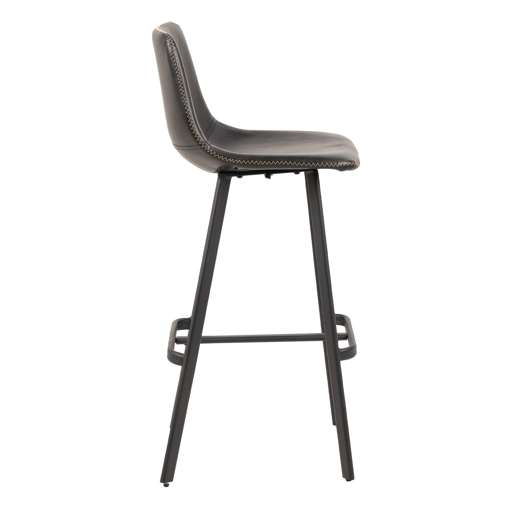 Cote | Furniture Oregon Bar Chairs - Black (Set of 2) I_Oregon, Bar Stools 90A0000096092