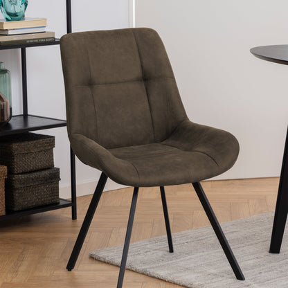 Cote | Furniture Waylor Dining Chairs - Anthracite (Set of 2) Waylor, Dining Chairs 90A0000096120