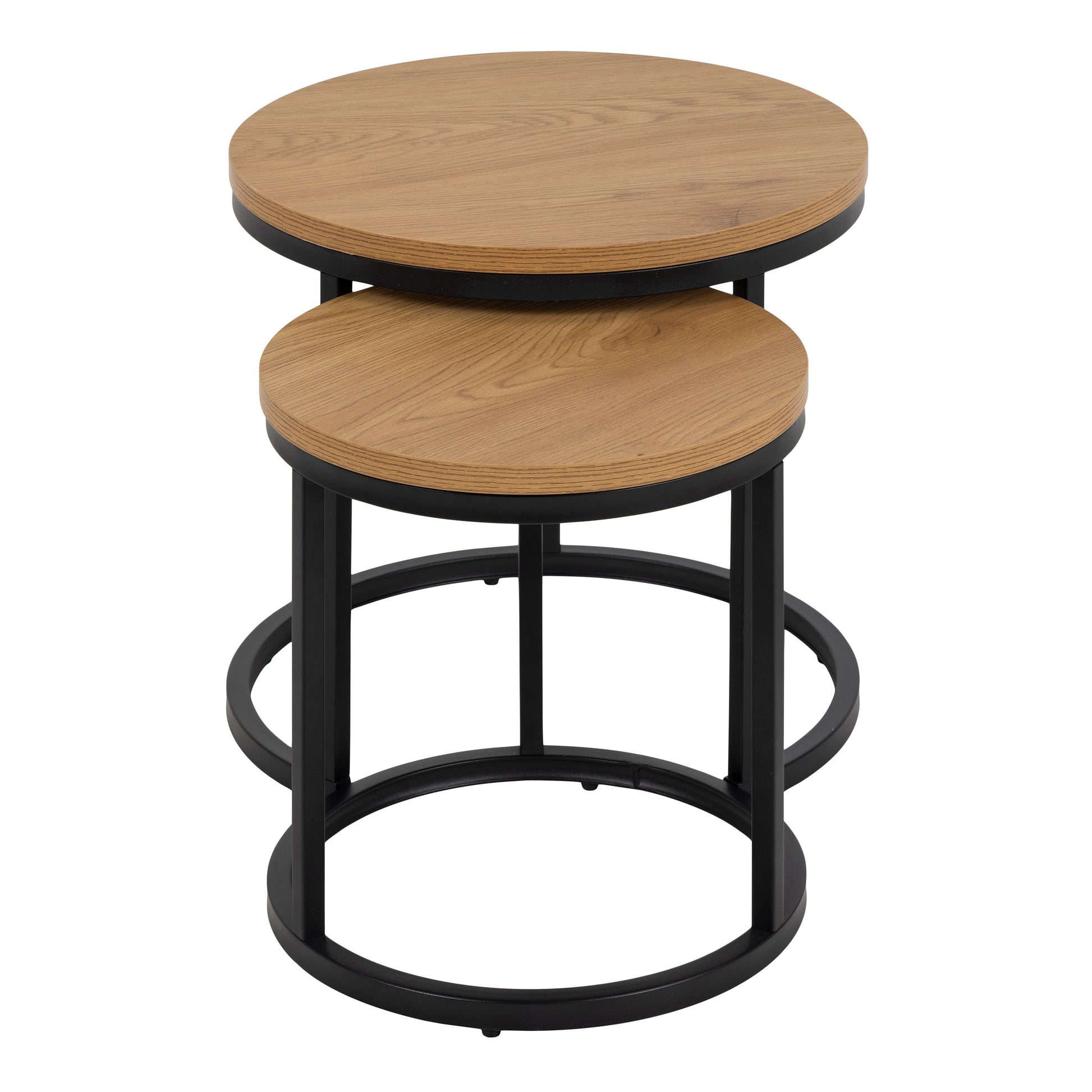 Cote | Furniture Spiro Nest of Tables, Round - Oak Spiro, Nest of Tables 90A0000096285