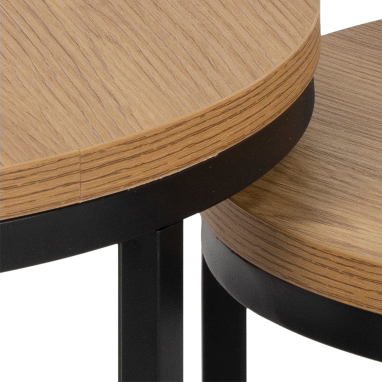 Cote | Furniture Spiro Nest of Tables, Round - Oak Spiro, Nest of Tables 90A0000096285