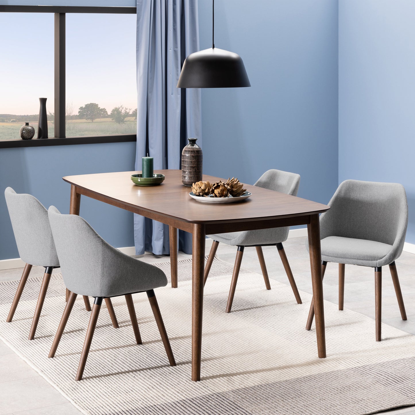 Cote | Furniture Montreux 4-6 Seater Dining Table, Rectangular - Walnut Montreux, Dining Tables 90A0000096575