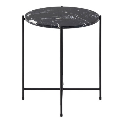 Cote | Furniture Avila Side Table 42x45cm - Black Polished Marble Stone  Avila, Side Tables 90A0000096734