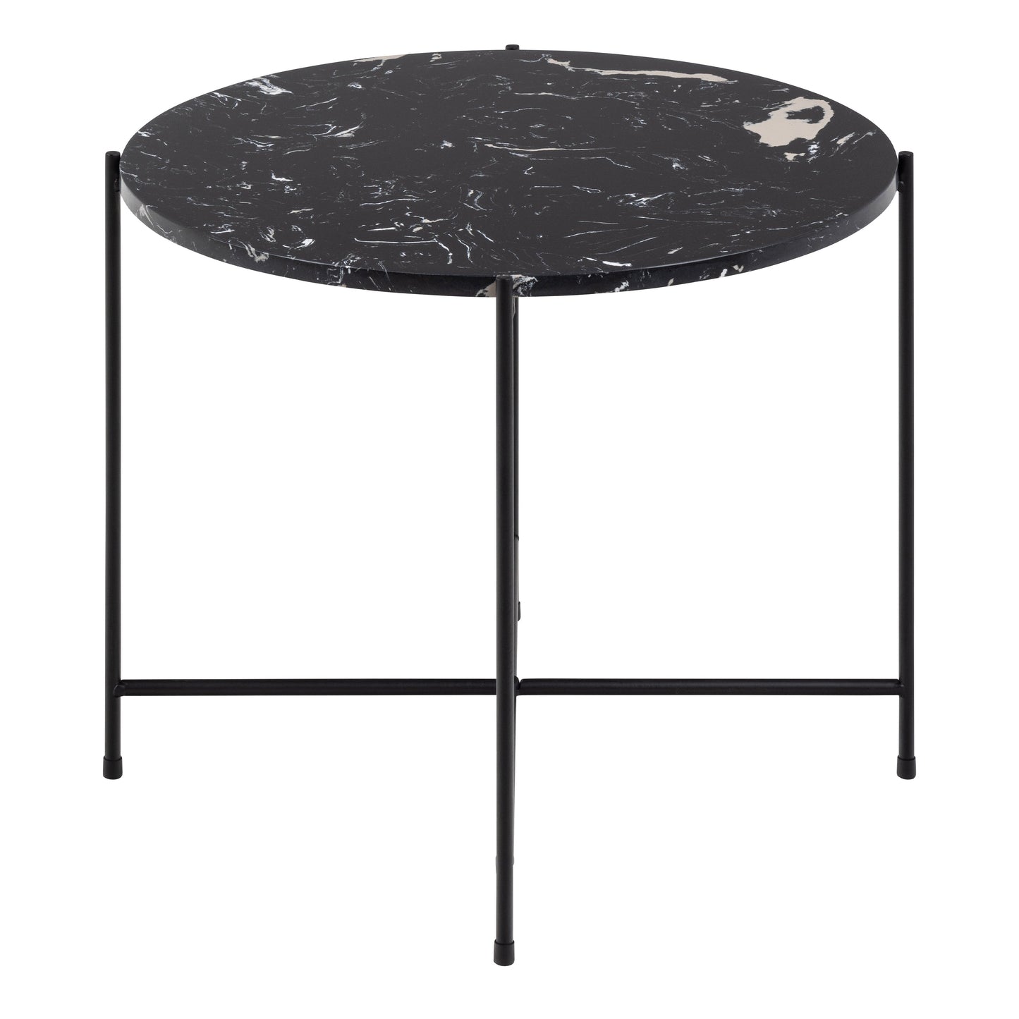 Cote | Furniture Avila Side Table 52x40cm - Black Polished Marble Stone  Avila, Side Tables 90A0000096735